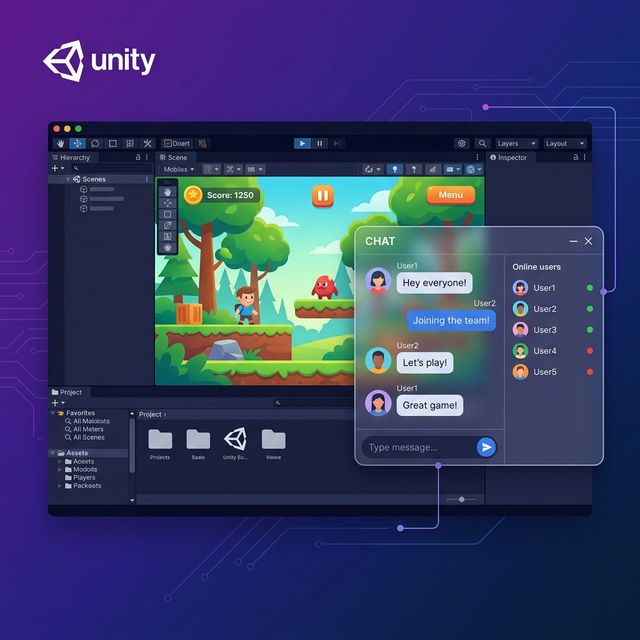 TeleChat Unity Integration — Live chat inside Unity games